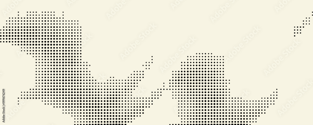 Fototapeta premium Grunge halftone gradient background. Faded grit noise texture. White and black sandy wallpaper. Retro pixelated backdrop. Anime or manga style comic overlay. Vector graphic design textured template