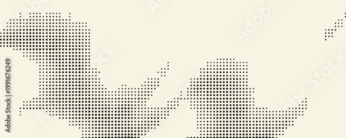 Grunge halftone gradient background. Faded grit noise texture. White and black sandy wallpaper. Retro pixelated backdrop. Anime or manga style comic overlay. Vector graphic design textured template