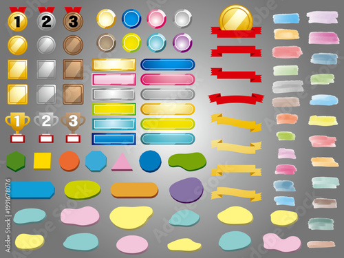 バナー, りぼん,  フレーム, アイコン, テンプレート, ボタン, イラスト, タグ, 色, 成分, バー, コレクション, ウェブサイト, 空白, ビジネス, サイン, とげ, アロー, Symbols, blue, decoration, gold, shapes, tape, celebrations, arts a