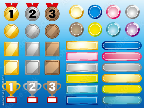 バナー, りぼん,  フレーム, アイコン, テンプレート, ボタン, イラスト, タグ, 色, 成分, バー, コレクション, ウェブサイト, 空白, ビジネス, サイン, とげ, アロー, Symbols, blue, decoration, gold, shapes, tape, celebrations, arts a