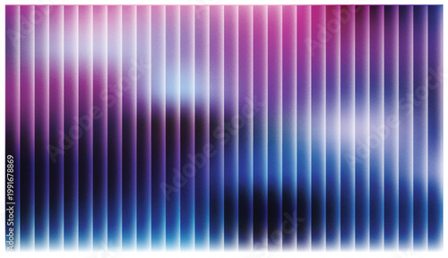 Abstract blurry vertical stripes purple blue color blend