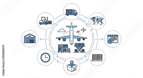 Logistics and Transportation - Global Delivery and Supply Chain Concept.
