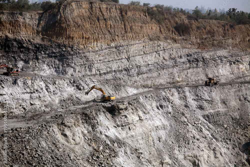 Naklejka premium coal mine