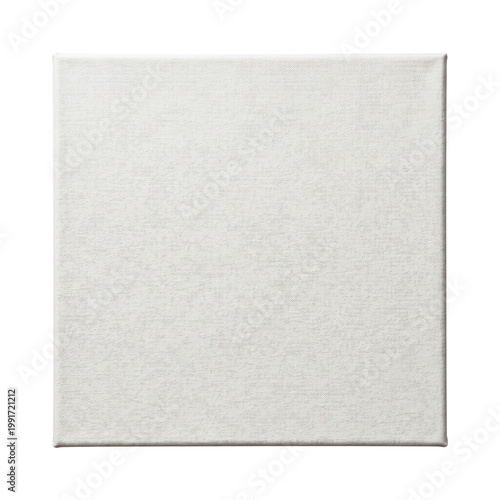 Schilderij op canvas Blank square white canvas for painting mockup