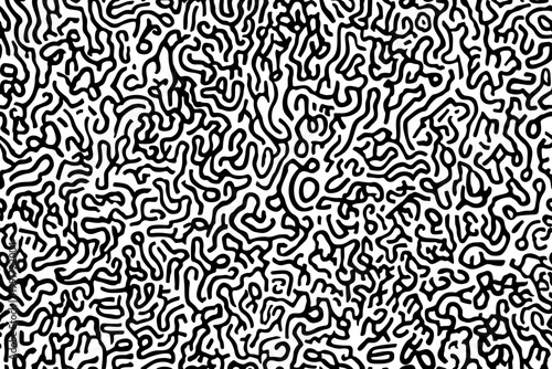 Geometric vector seamless pattern, maze, labyrinth or meander motif