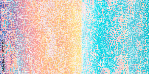 Turing Abstract Pattern, suitable for any business. White and blue color diffusion reaction seamless pattern. abstract Reaction-diffusion or Turing pattern formation, coral reef, natural texture.	