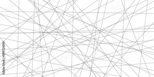 abstract black lines with white background.Creative and geometric shape with white luxury pattern and paper texture design in illustration with white line background.	
