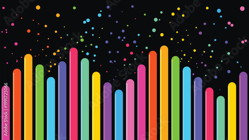 Red candlestick stock market chart with downward trend for trading, finance analysis, and investment concept