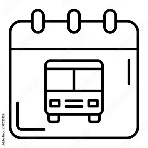 Bus icon vector. Public transport Illustration sign. Bus stop symbol. Bus station logo. Bus route web icon.