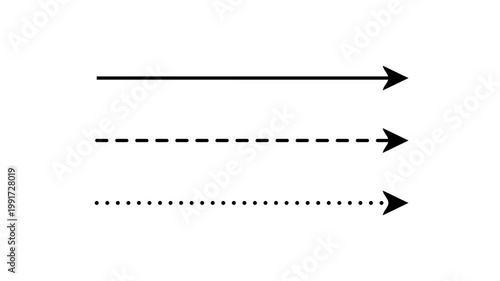 Right side indictor doted arrow icon animation. Dot wave arrow motion. arrow direction icon video footage.