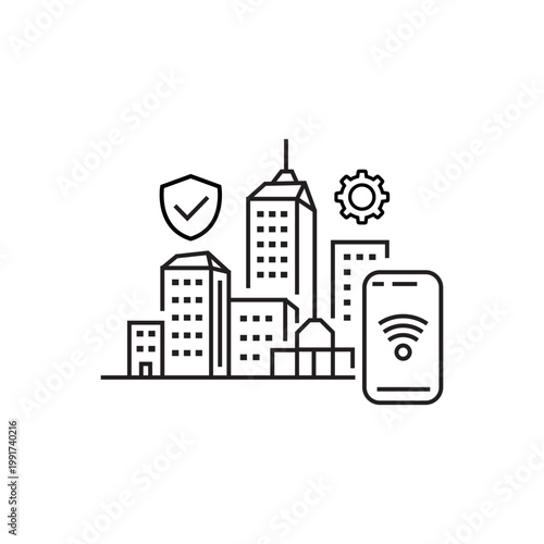 Smart Cities Icon