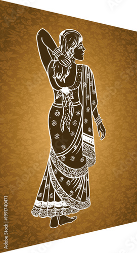 Sketch. Beauty girl face Hand drawn sketch on a white background. Beautiful fashion girl. Vector illustration.