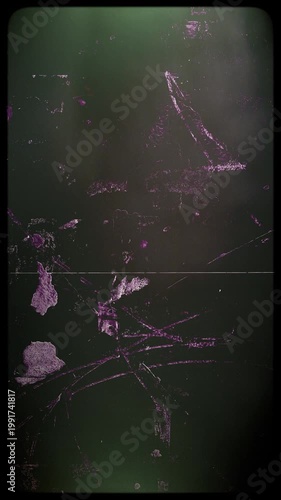 Flickering noisy grunge style film effect overlay loop.
