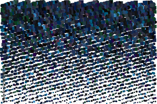 Gradient, Blue Background, Pixelated Texture, Abstract Design Element