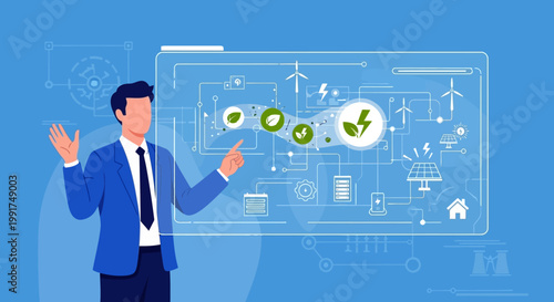 Smart Green Energy Digital Interface with Renewable Energy Management System