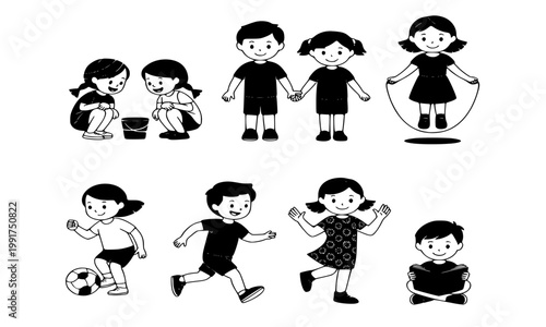 Jazz Band Silhouette with Guitar Bass Saxophone and Piano — Black Music Trio Performance Illustration for Print, Poster, Music Festival, and Graphic Design Projects