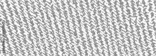 Jeans texture close fabric view. Denim background with subtle diagonal pinstripes. Repeating slanted line pattern. Gritty dotted texture overlay.