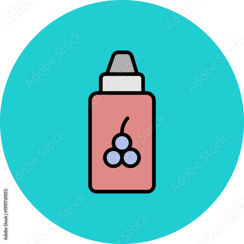 Vape Liquid Icon Design