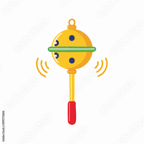 Vintage Baby Rattle Toy