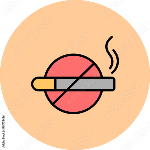 Smoking Kills Icon Design