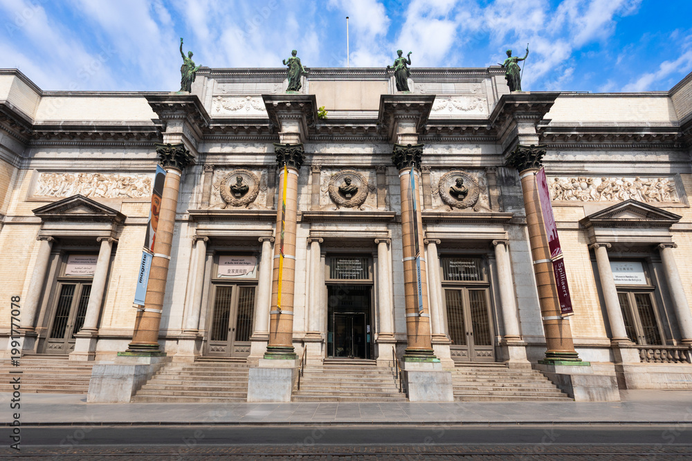 Obraz premium Royal Museums of Fine Arts of Belgium in Brussels city, Belgium