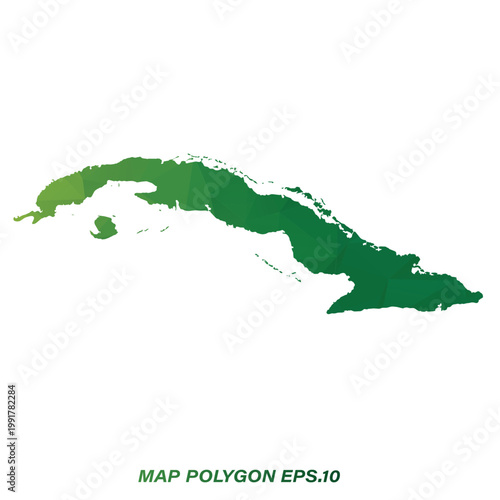 Konstfotografi Cuba map
