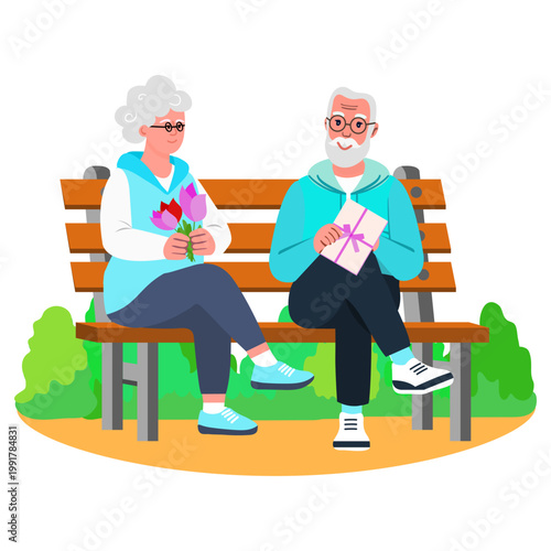 Retired people Birthday Valentine's day Park Gift