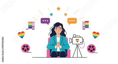 Female Filmmaker, Video Creator, Social Media Content Producer, LGBTQ+ Supportive Artist