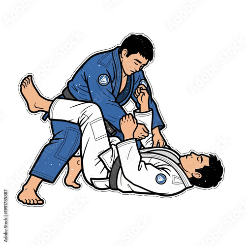 Jiu Jitsu Grappling Match