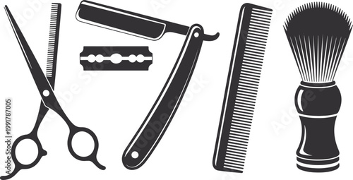 Men's Grooming and Haircut Equipment Collection