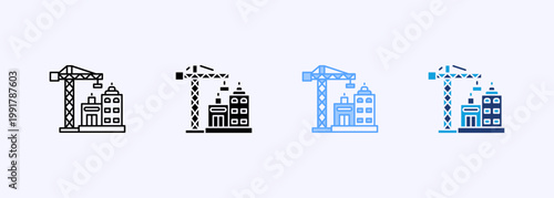 Property Development Icon Set Multistyle Various Collection Element For Design