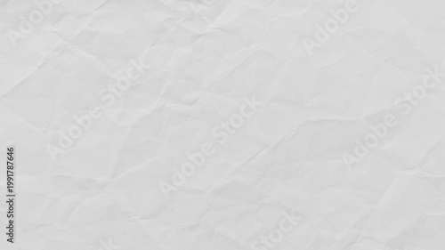 Minimalist crumpled white paper texture desktop wallpaper