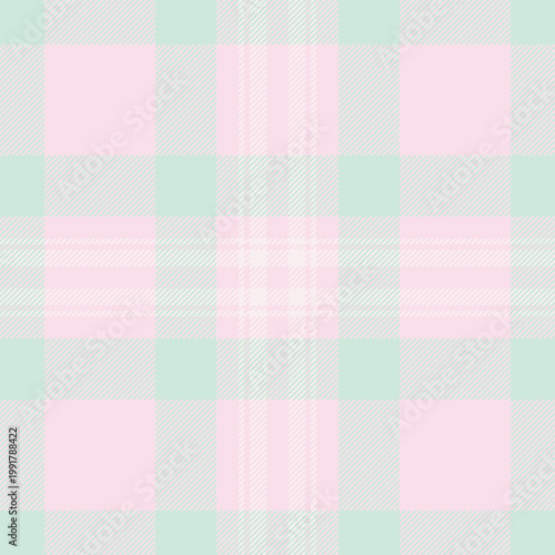 Linear texture background pattern, idyllic textile fabric plaid. Retro seamless tartan check vector in light and white colors.
