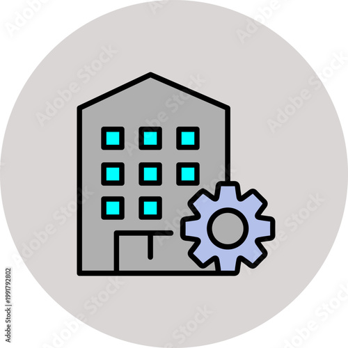 Hotel Maintenance Icon Design