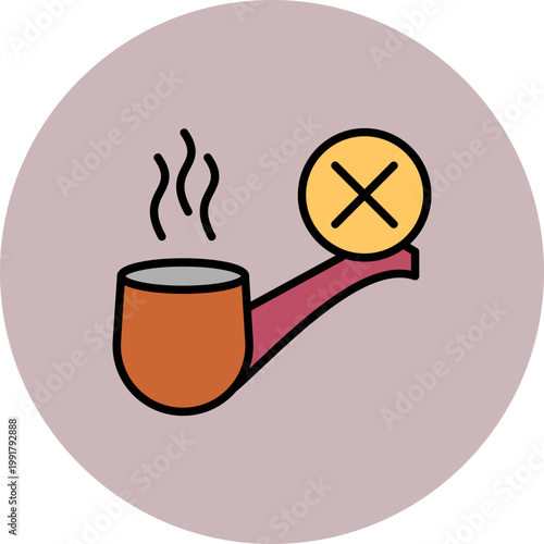 No Cigar Icon Design