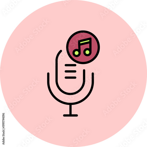 Podcast Playlist Icon Design