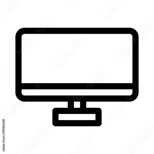 system and cloud technology line icon