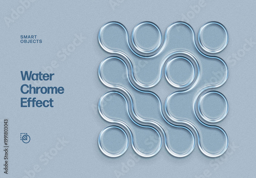 Plastic Transparent Text Effect – Glass Typography for Logo, Poster & Branding (PSD)