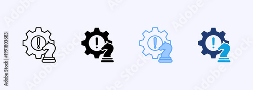 Strategi Icon Set Multistyle Various Collection Element For Design