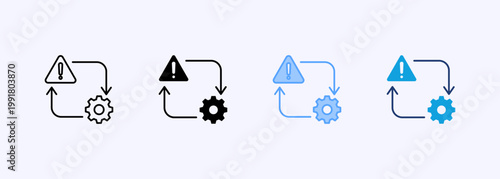 Response Icon Set Multistyle Various Collection Element For Design