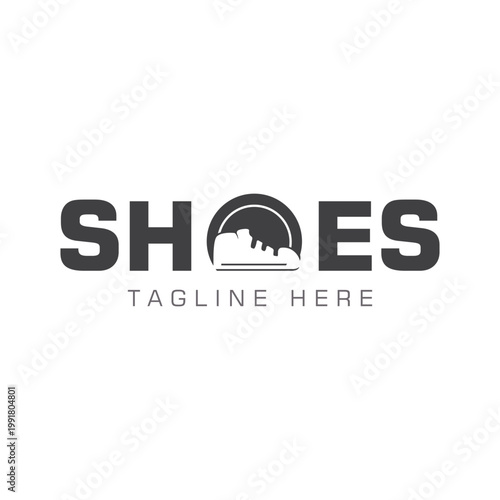 shoes shop logo icon design.shoe symbol