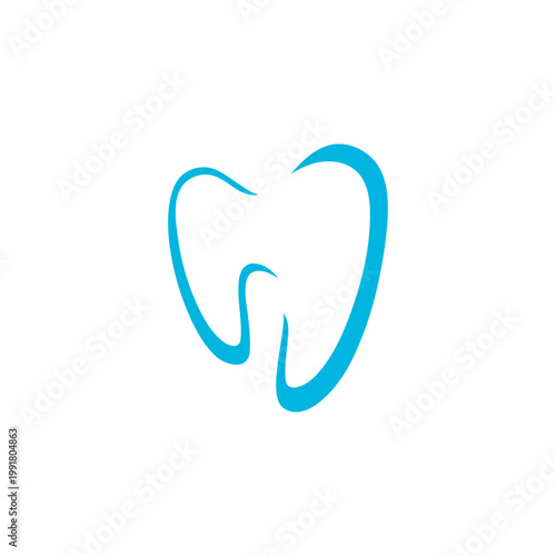 dental care logo. illustration