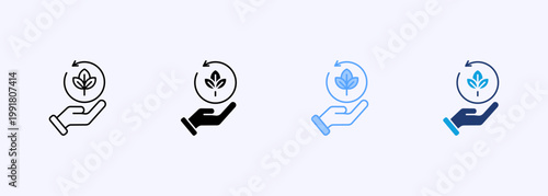 Conservation Icon Set Multistyle Various Collection Element For Design