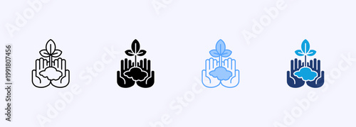 Eco Icon Set Multistyle Various Collection Element For Design