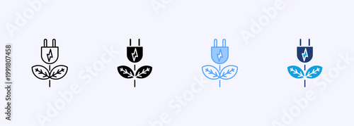 Renewable Icon Set Multistyle Various Collection Element For Design