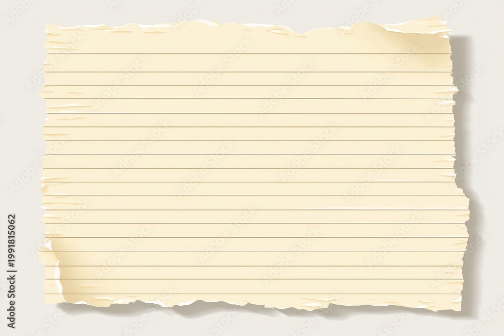 Fototapeta premium Torn Note Paper Overlay