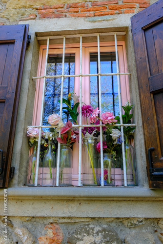 Old country house at Cernusco Lombardone, Brianza, Italy