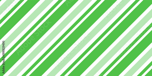Candy cane Christmas background, peppermint diagonal stripes print seamless pattern. vector illustration