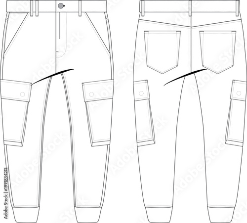 Woman Slouchy Carrot Cargo Trouser