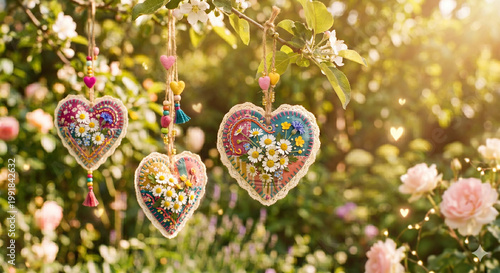 Gantungan Hati Handmade Artistik